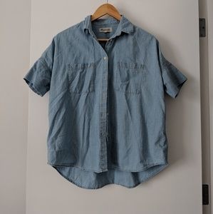 Madewell courier shirt chambray small